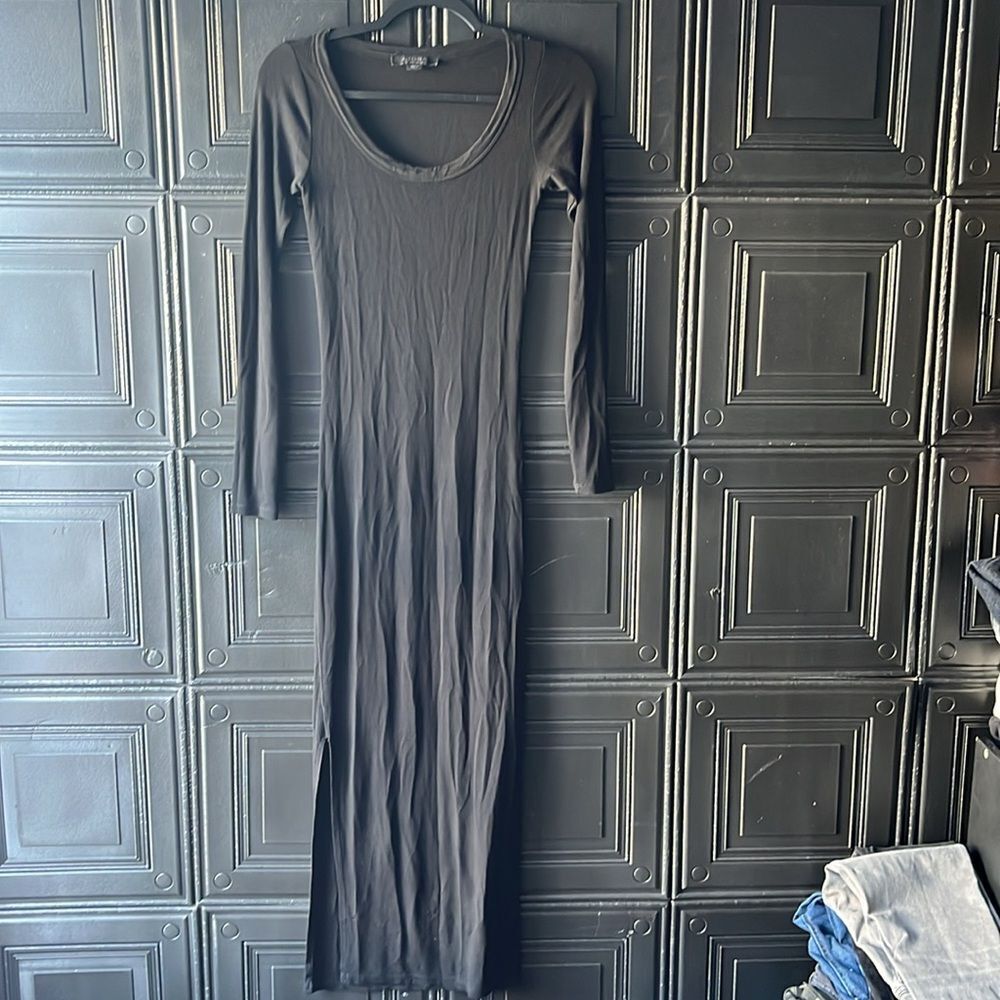 Allsaints long sleeve maxi dress